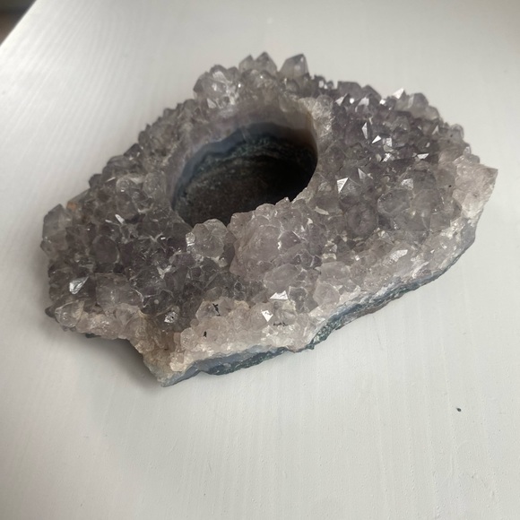 Amethyst tea light holder - Picture 4 of 6